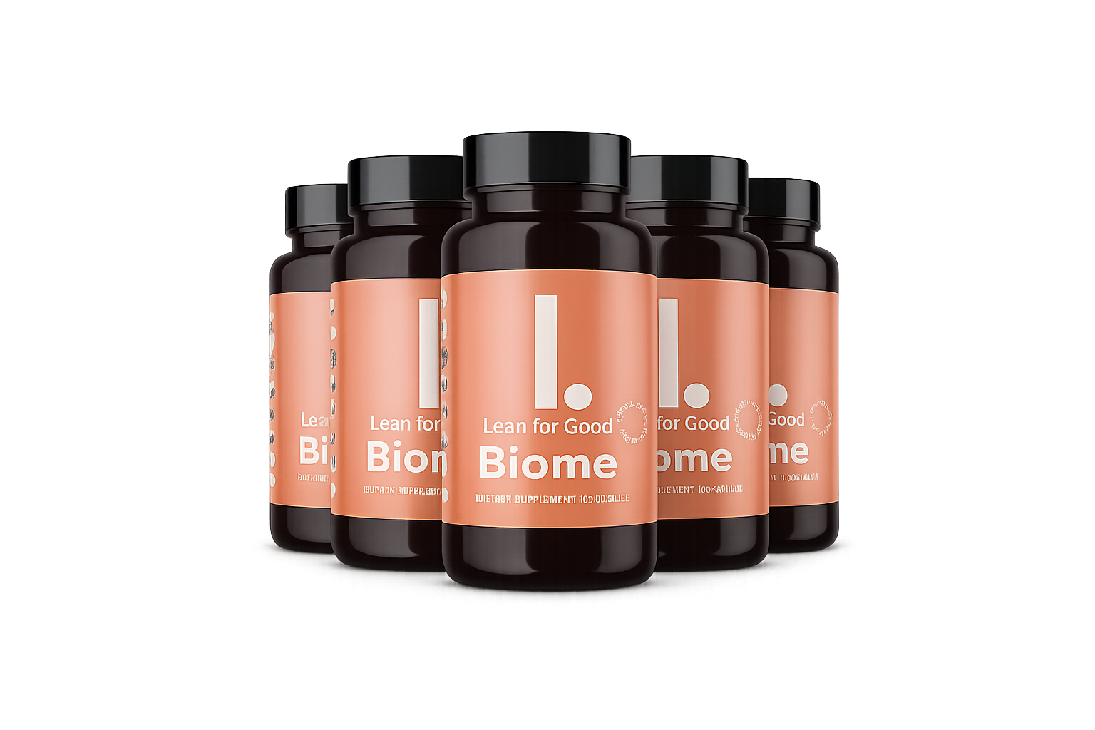 Biome supplement bottles
